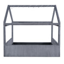 Upholstered House Style Daybed With LED Light Strips