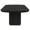 Leandro - 78" Extension Dining Room Table - Burnished Black