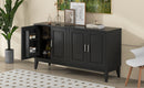 4 Door Sideboard Storage Cabinet With Door Shelf