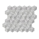Hexagon Natural Marble Polished Tile For Wall And Floor (Set of 12)