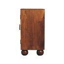 Carved Ball Cabinet - Chestnut