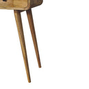 Curved Hallway Table - Oak