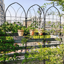 Metal Garden Trellis Rustproof Trellis For Climbing Plant, Outdoor Flower Support