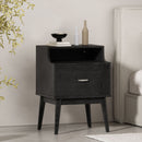 Starla - Wooden Nightstand - Black