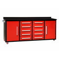 Storage Cabinets With Workbench (10 Drawers & 2 Cabinets)