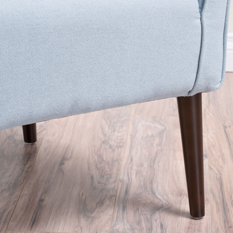Contemporary Upholstered Club Chair With Button Tufting