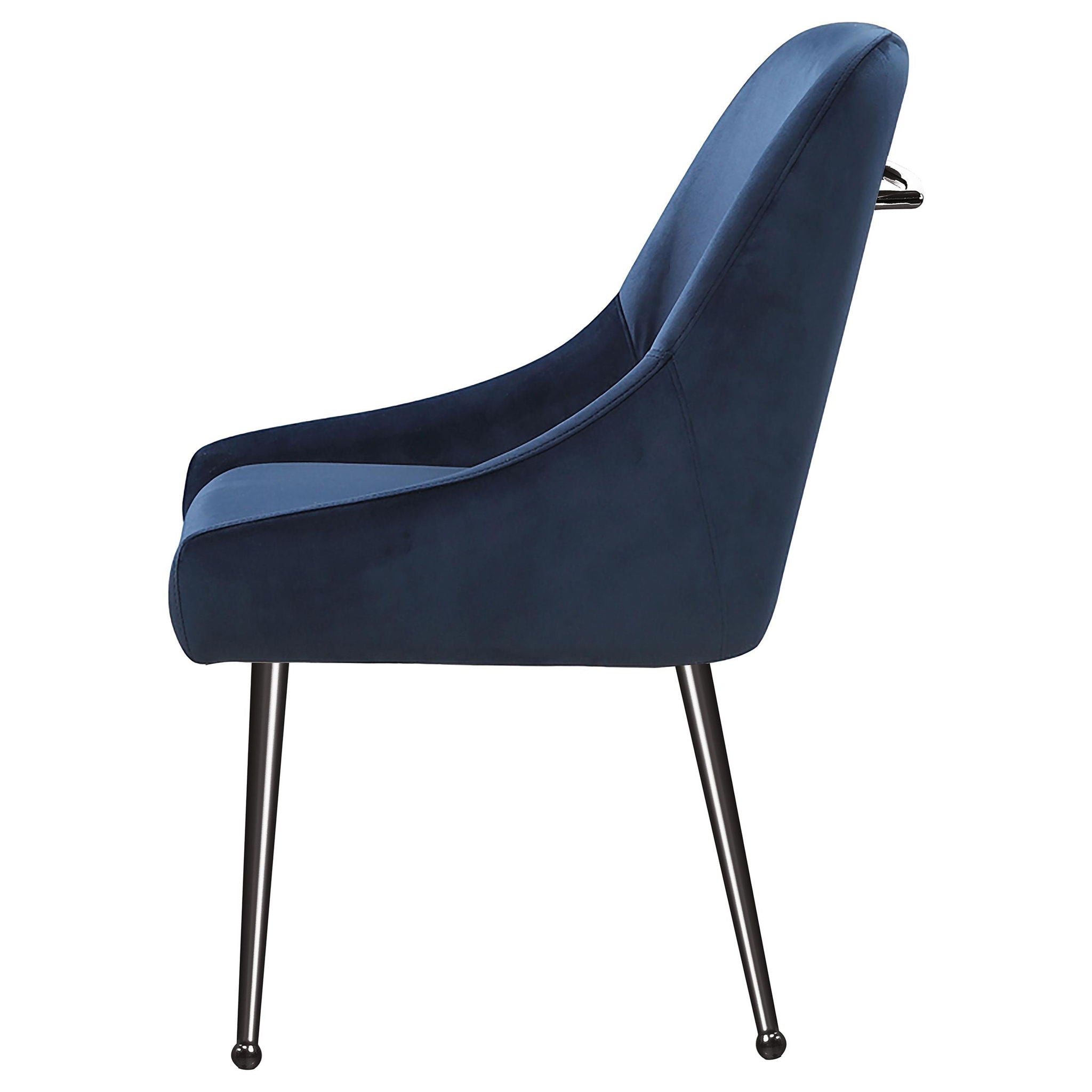 Mayette Upholstered Dining Side Chair Blue (Set of 2) - Atlantic Fine Furniture Melbourne FL