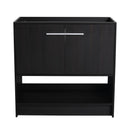 Modern Freestanding Bathroom Vanity With 2 Doors