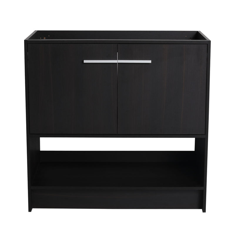 Modern Freestanding Bathroom Vanity With 2 Doors