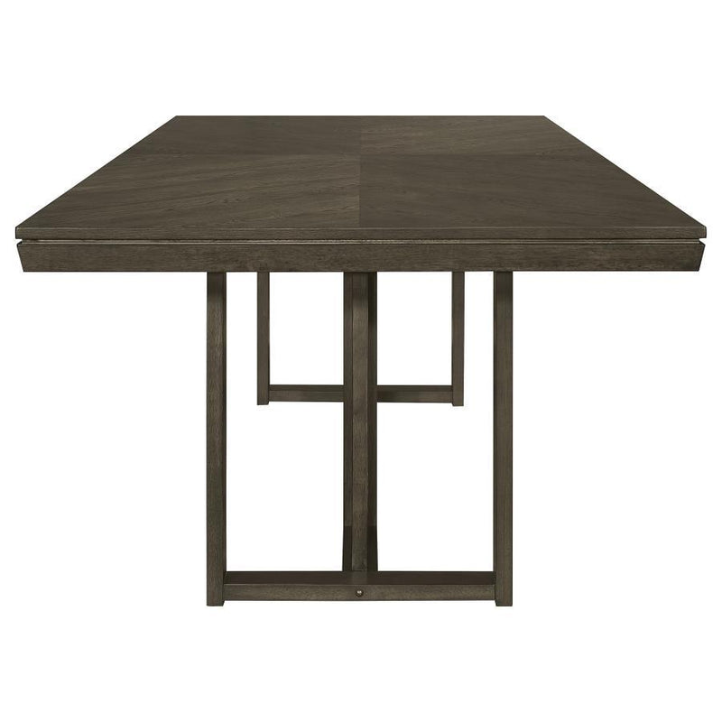 Kelly - Rectangular Dining Table - Dark Gray