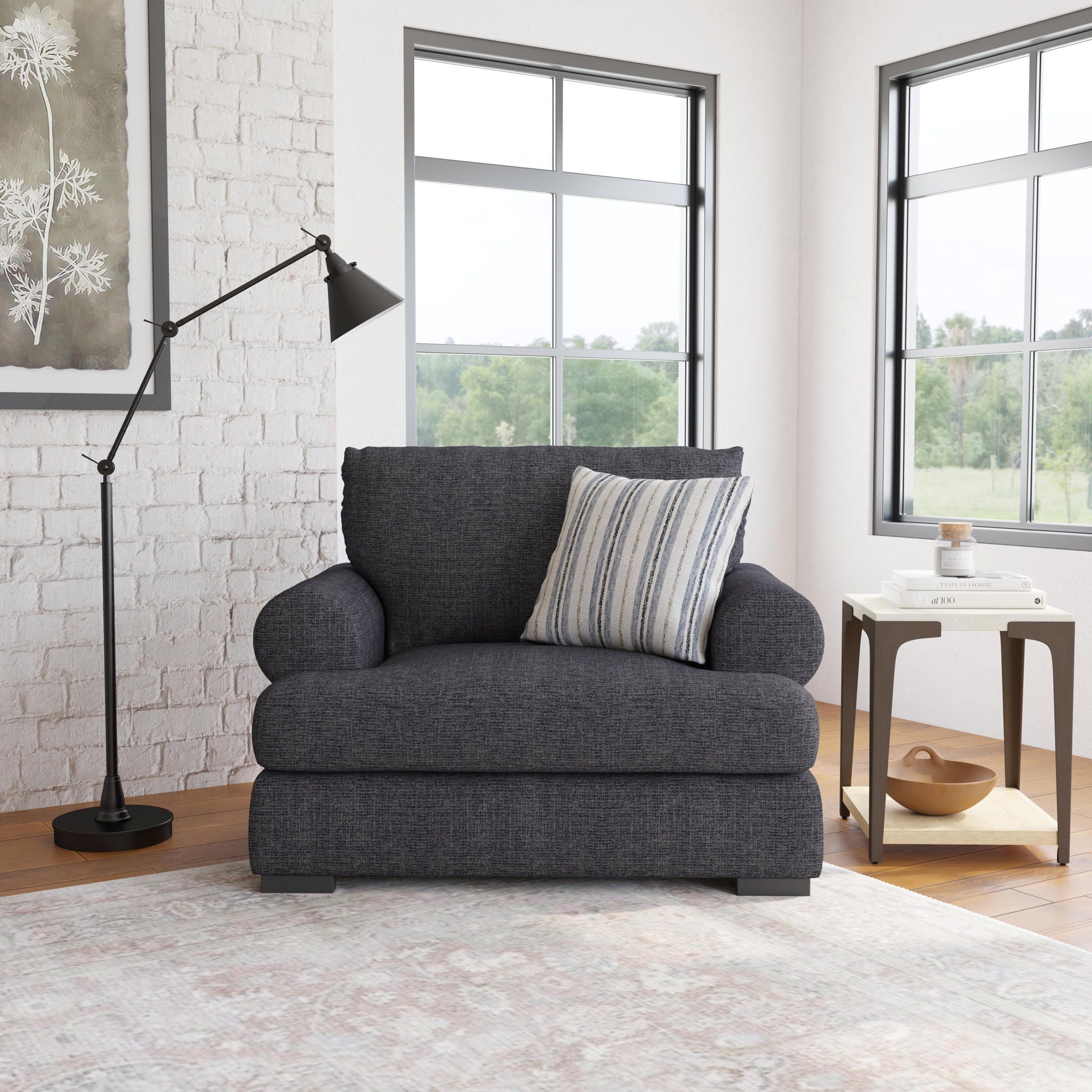 Florence - Fabric Stationary Extra Large Chair