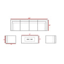 Outdoor Elegance Conversation Set With Fire Pit