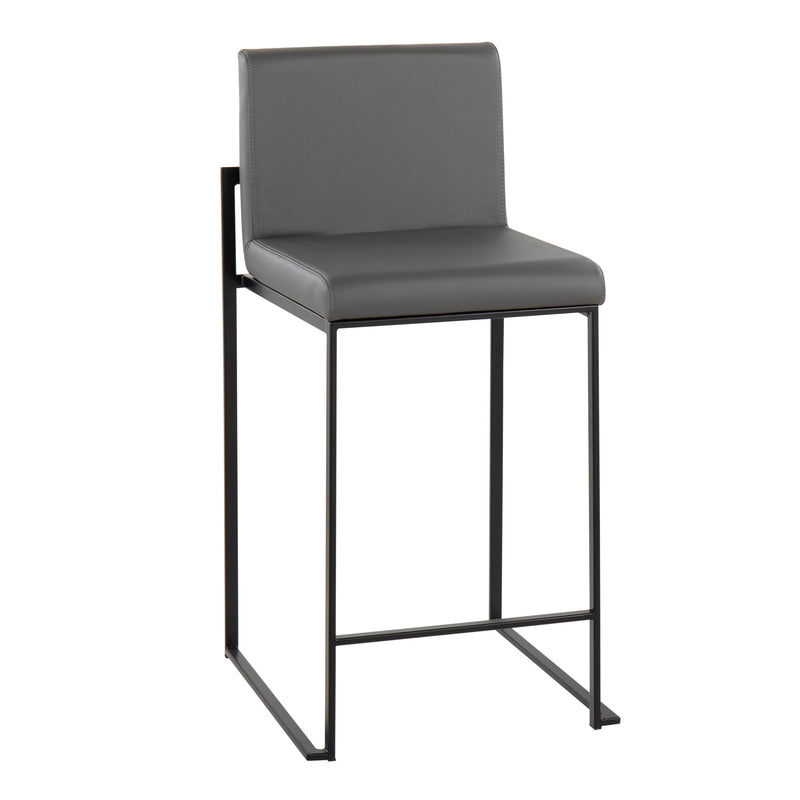 Fuji - Contemporary Modern Elegance, High Back Counter Stool