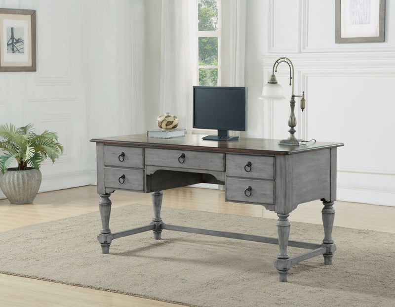 Plymouth - Writing Desk - Gray