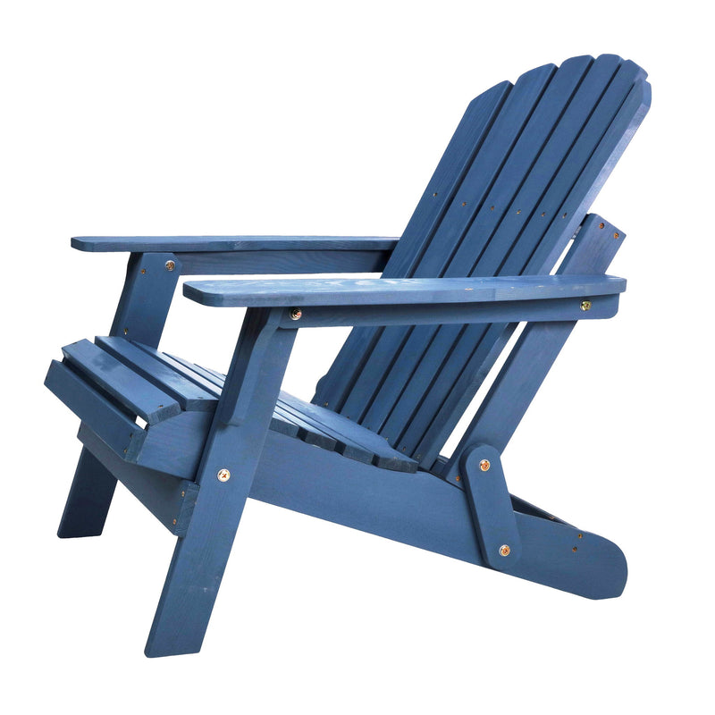 Oversize Outdoor Folding Adirondack Chair, Patio Chair For Garden