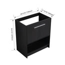 Modern Freestanding Bathroom Vanity With 2 Doors