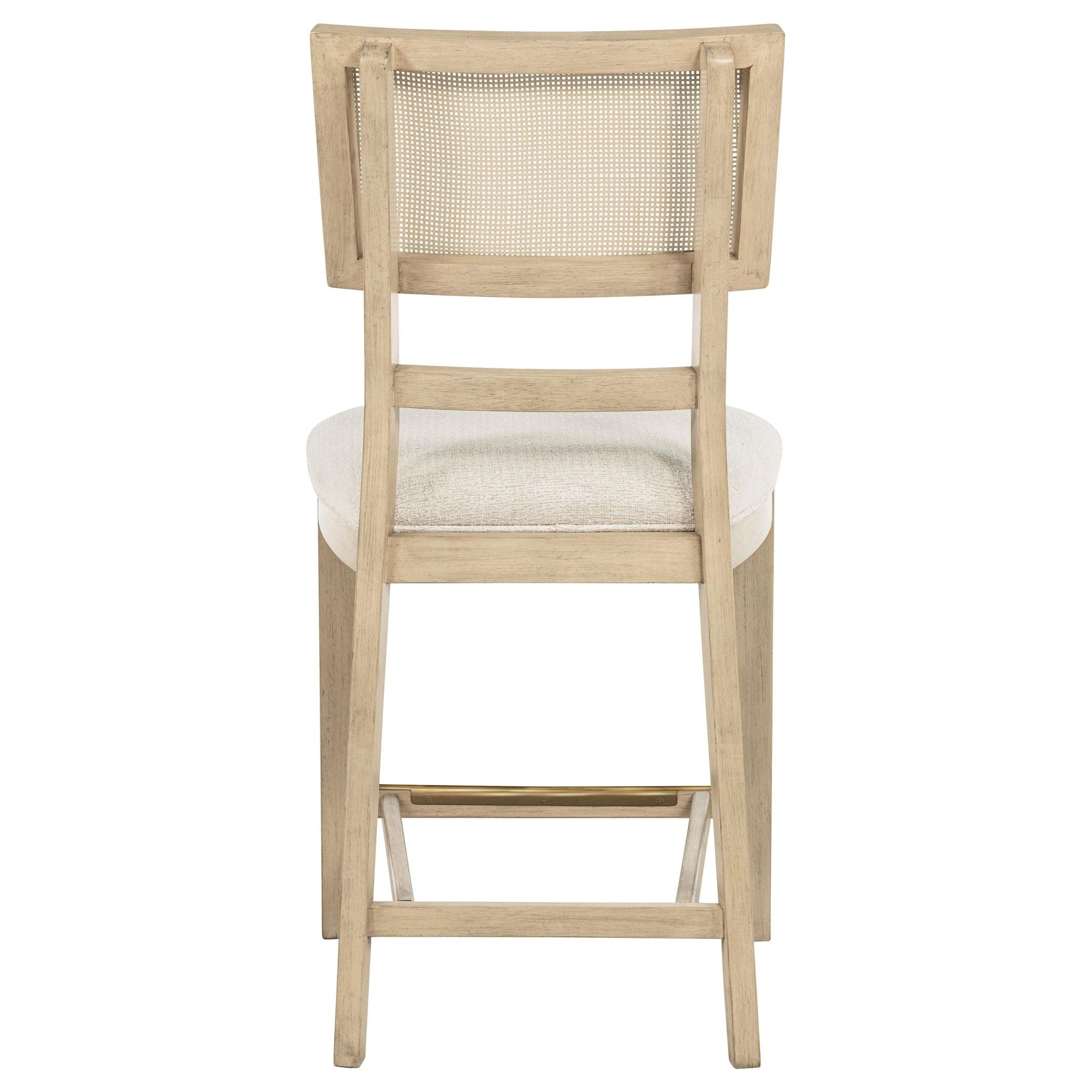 Kailani Rattan Cane Counter Side Chair Beige Oak (Set of 2) - Atlantic Fine Furniture Melbourne FL