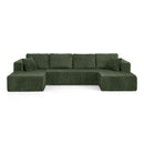 Modern Minimalist U - Shape Modular Sectional Sofa