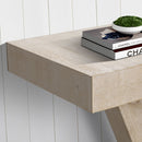 Vintage Distressed Wood Entryway Bench With 2 Tier Storage Cabinet