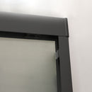 Modern Double Sliding Shower Enclosure, Tempered Glass