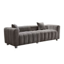 Modern 3 Seater Sofa With 2 Pillows