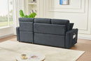 Reversible Sofa Couch Sleeper With Pull Out Bed And USB Port