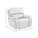 Martin - Dining Side Chair With Gray Fabric (Set of 2) - Black Finish