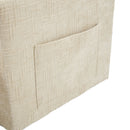 Multifunctional Chenille Recliner Sofa With Storage And Phone Bracket