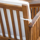 4 Piece Set Outdoor Chat Set With Water Resistant Cushions