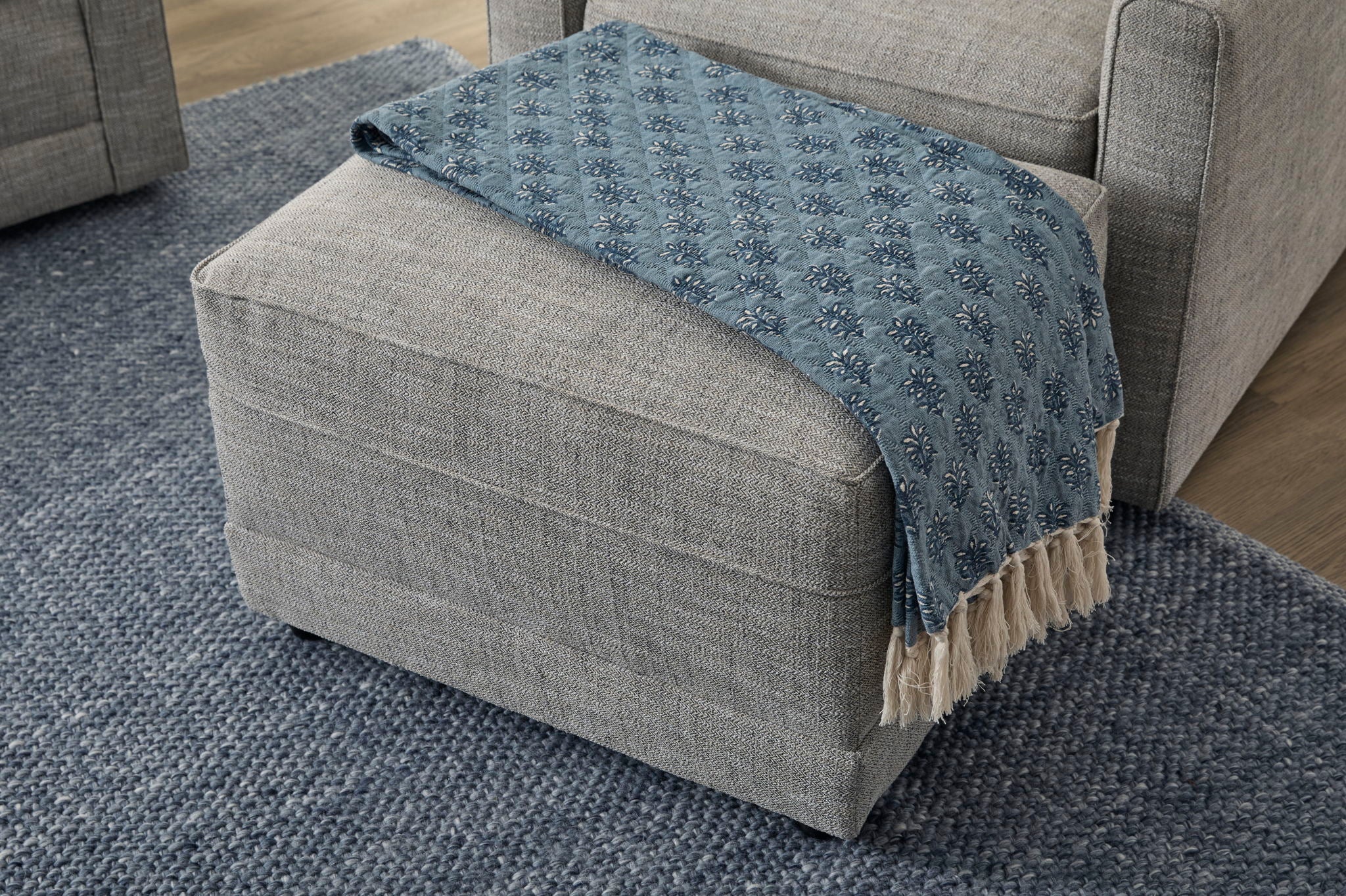 Aggie - Fabric Ottoman