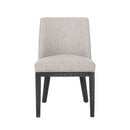 Modern Dining Chair With Durable Fabric Upholstery And Sturdy Wooden Frame (Set of 2)