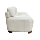 Edrice - Loveseat - Ice Gray Top Grain Leather