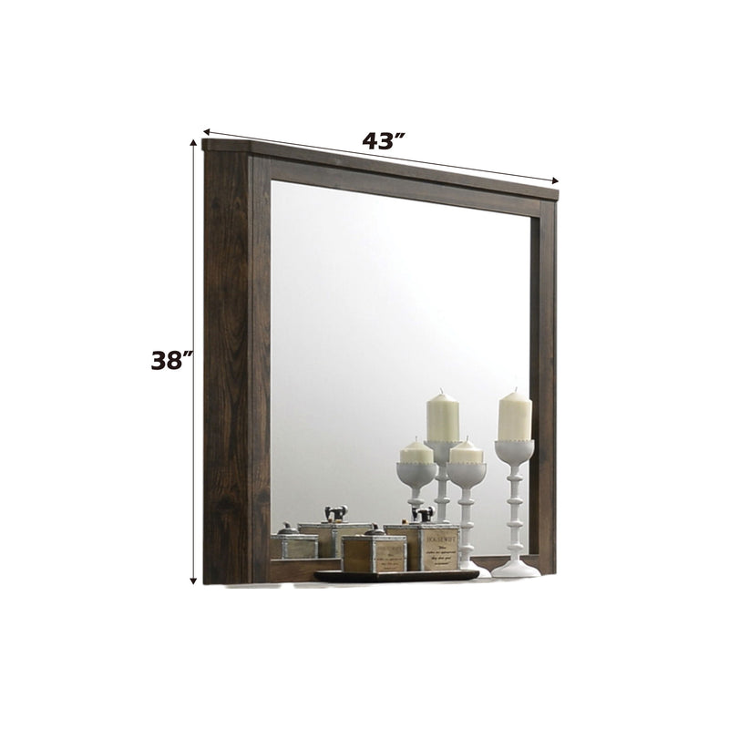 Elettra - Rustic Mirror - Walnut