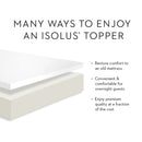 Gel Memory Foam Mattress Topper - Atlantic Fine Furniture Inc