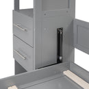 Murphy Wall Bed With Shelves, Drawers And LED Lights