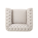 Nexuson - Upholstered Chesterfield Chair With Deep Tufted And Nailhead Trim