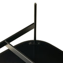 Modern Rectangular Rock Plate Coffee Table Open Space Design Golden Metal Frame Minimalist Living Room Center Table For Lounge Office - Black White