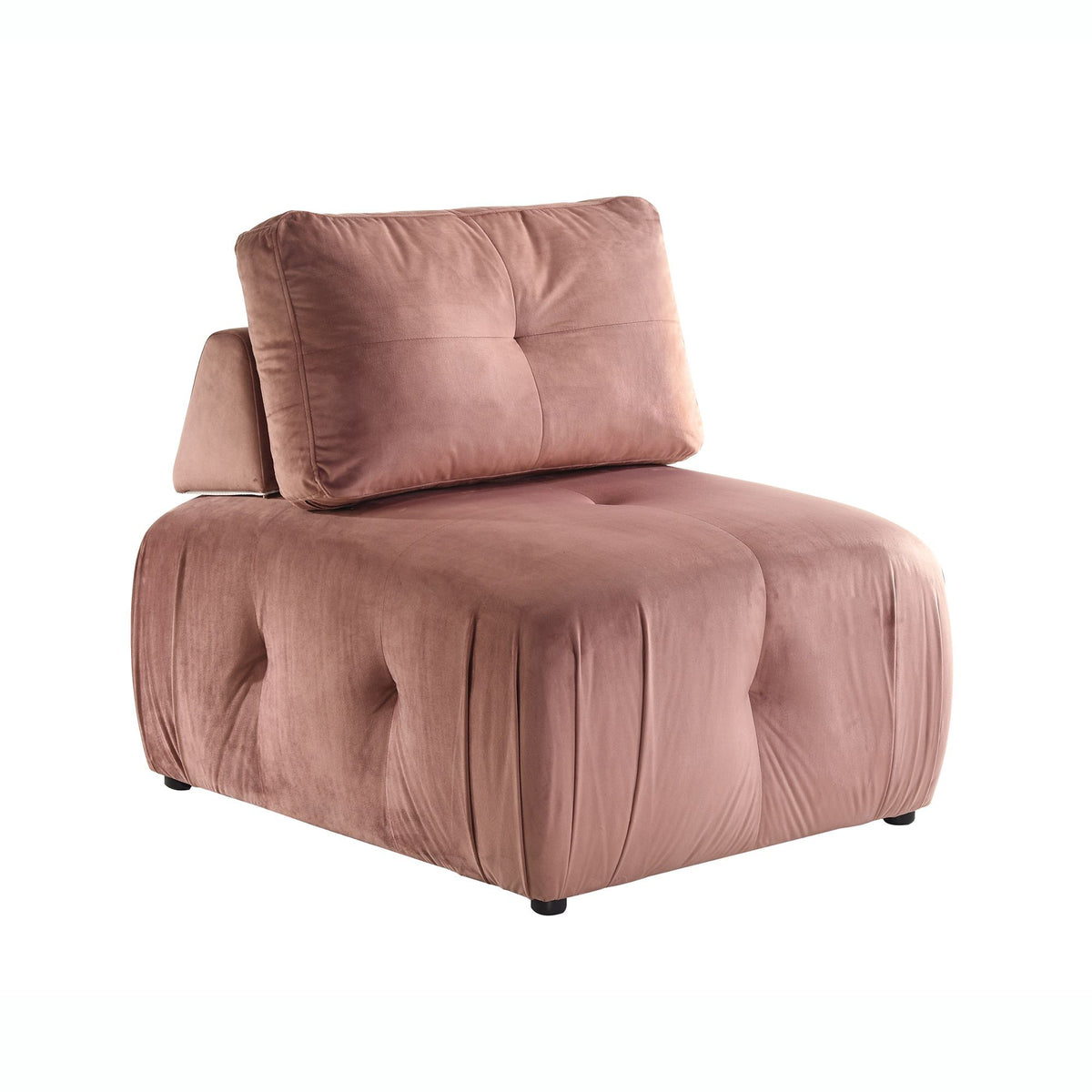 Nahla Modular Chair in Beige by Elements International, view 3