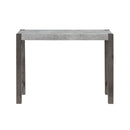 Regina - Console Sofa Table And Double Pedestal Base - Gray