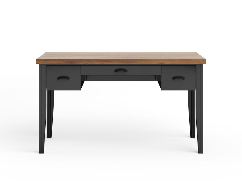 Essex - Writing Desk - Black, Whiskey