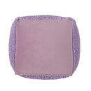 Spongy Microfiber Square Pouf Soft Seating