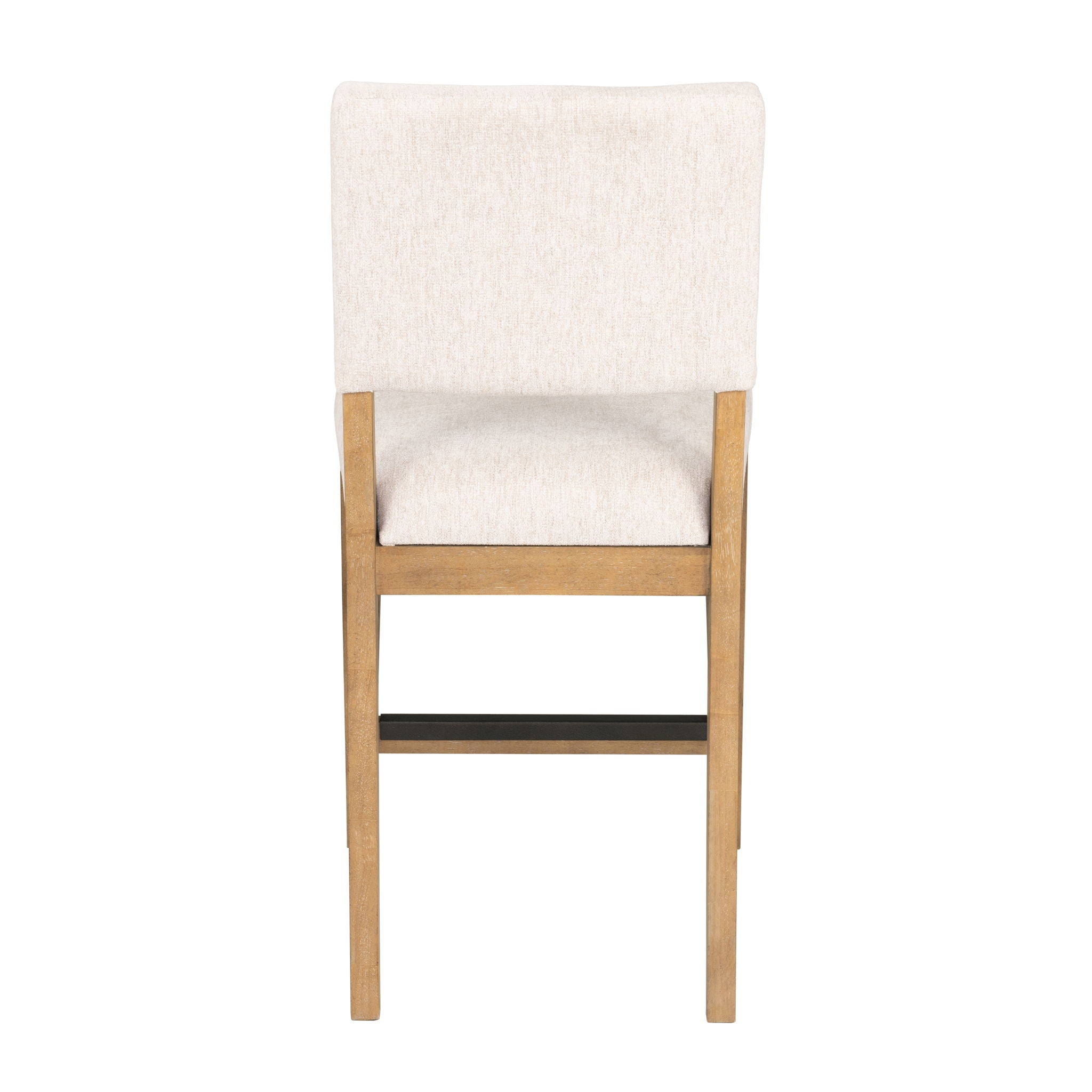 Millwork - Counter Chair (Set of 2) - White / Light Brown