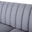 Contemporary 3 Seater Sofa With Plush Accents