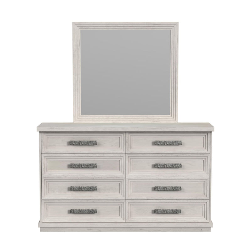 Avalanche - Dresser And Mirror Set - Antique White