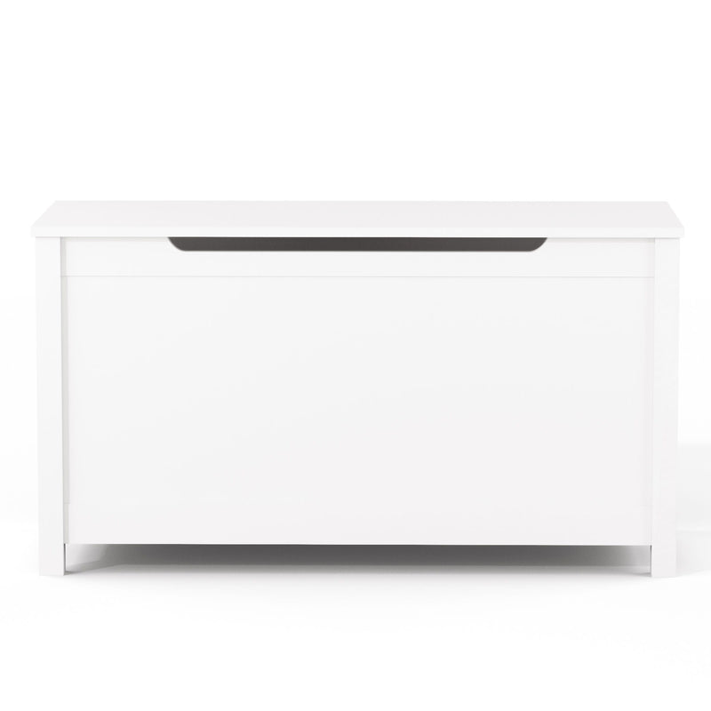 Toy Box Storage With Safety Hinged Lid