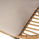 Cordella - Outdoor Woven Wicker Chairs With Cushions, (Set of 2)