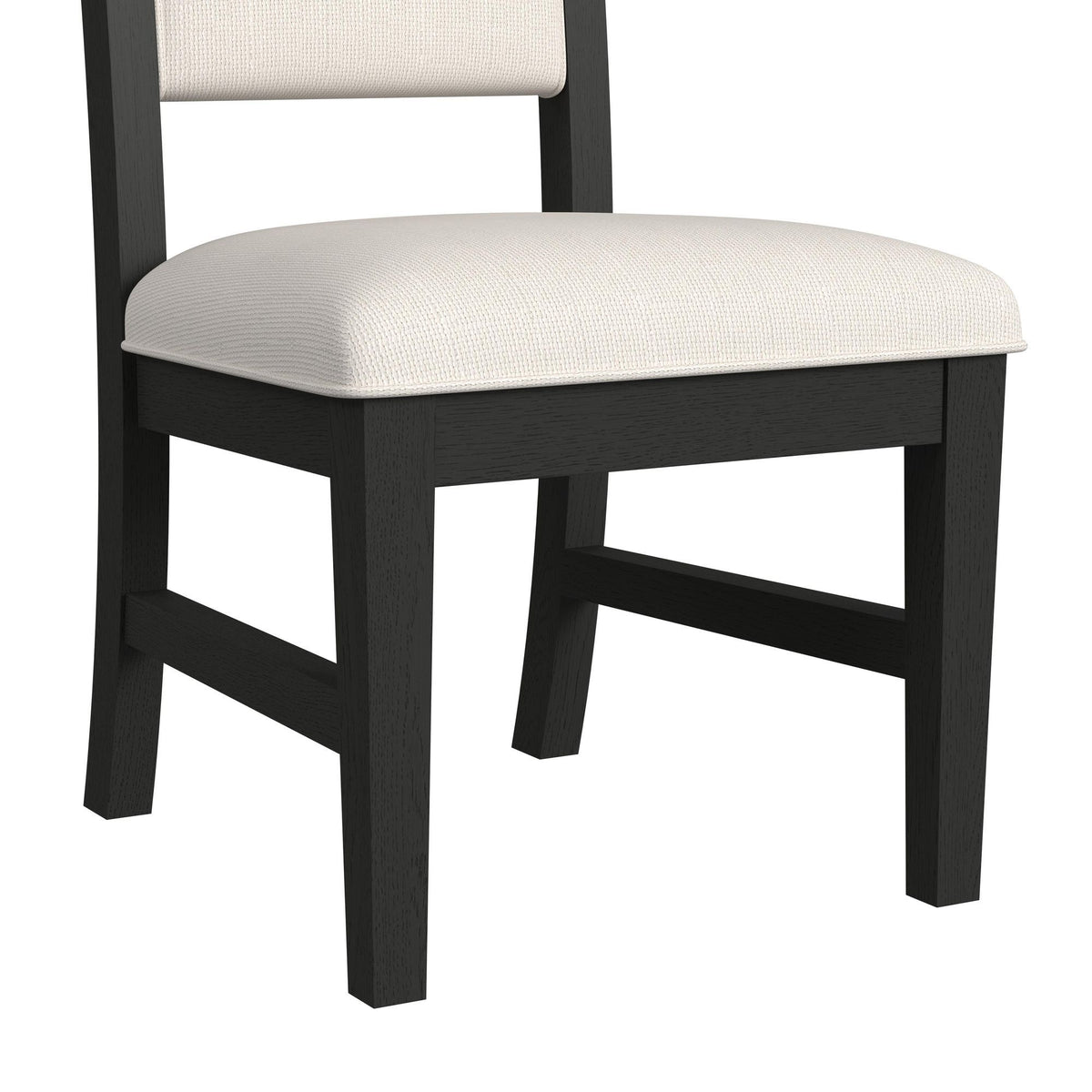 Ridgemont Fabric Dining Side Chair (Set of 2) in Black by Elements International, view 5