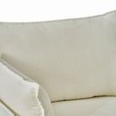 Comfy Corduroy Oversized Chaise Lounge Chair With Ottoman And Storage