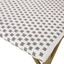 Outdoor Rattan And Aluminum French Bistro Chairs Set