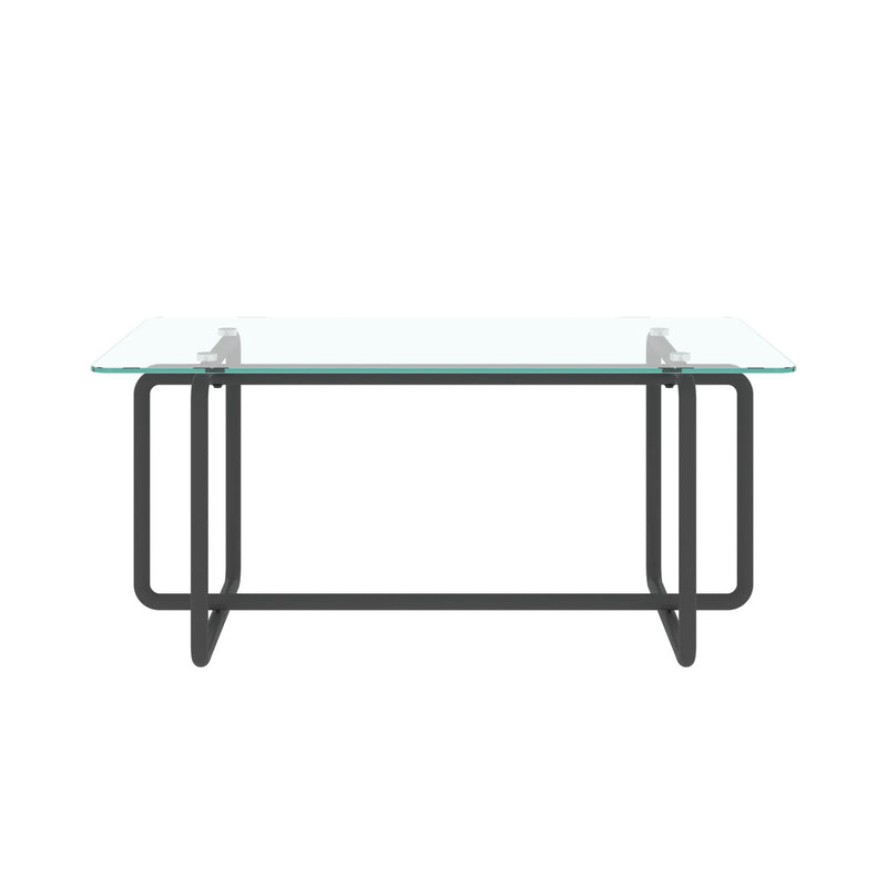 Modern Tempered Glass Tea Table Coffee Table, Table For Living Room